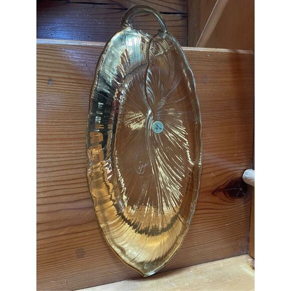 Decorative Brass Plate Dish Candy Trinket Jewelry Dish - Picture 2 of 5